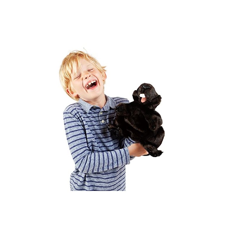 Folkmanis Beaver Hand Puppet Brown, 8"