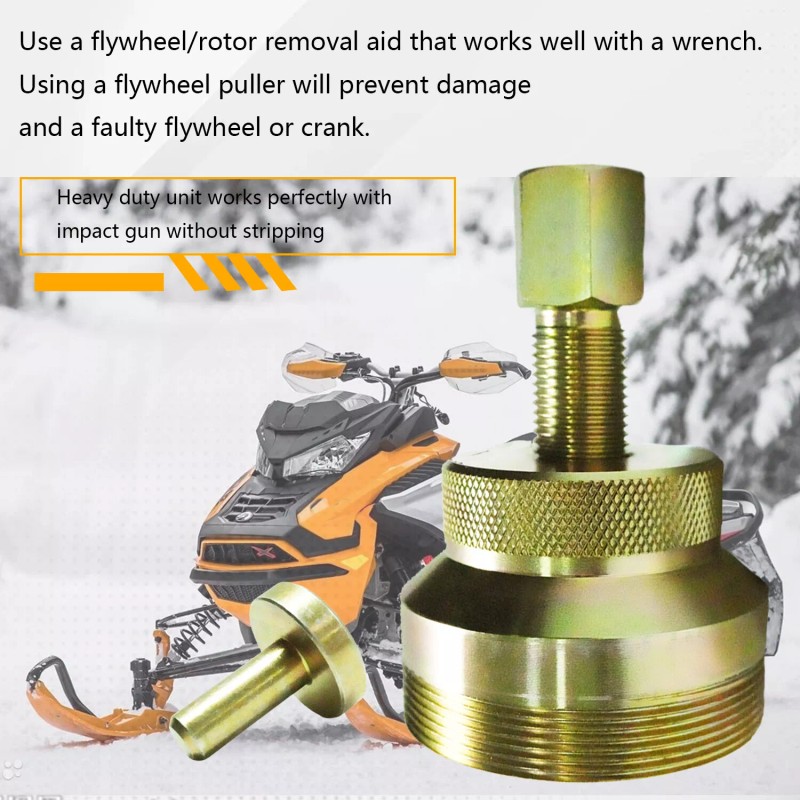 JINFANNIBI Snowmobile Flywheel Puller Remover Tool Kit for Ski Doo