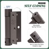 2 Pack Self Closing Door Hinges 3.5 inch Oil Rubbed
