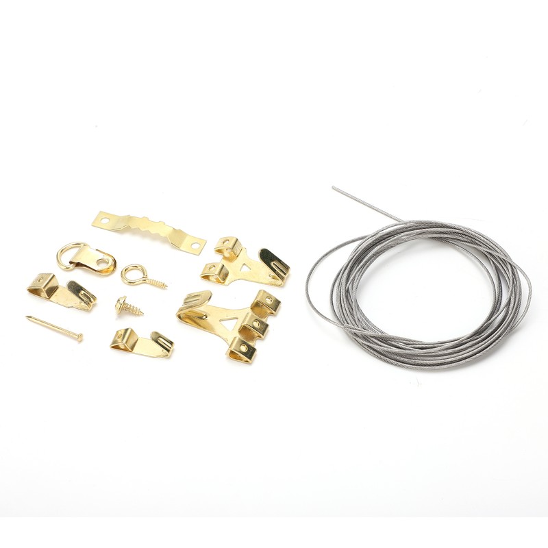 230PCS Photo Frame Hook Kit NonTrace Screw Nail for Wall