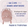 NOUKIE'S - Backpack - Veloudoux - Popsie le Triceratops -