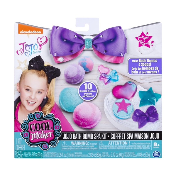 Cool Maker - JoJo Siwa Bath Bomb and Soap Spa Kit, for Ages 8 and Up, Multicolor, Model:6043893