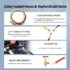 PB Motor Tech 3 Way AC Manifold Gauge Set for