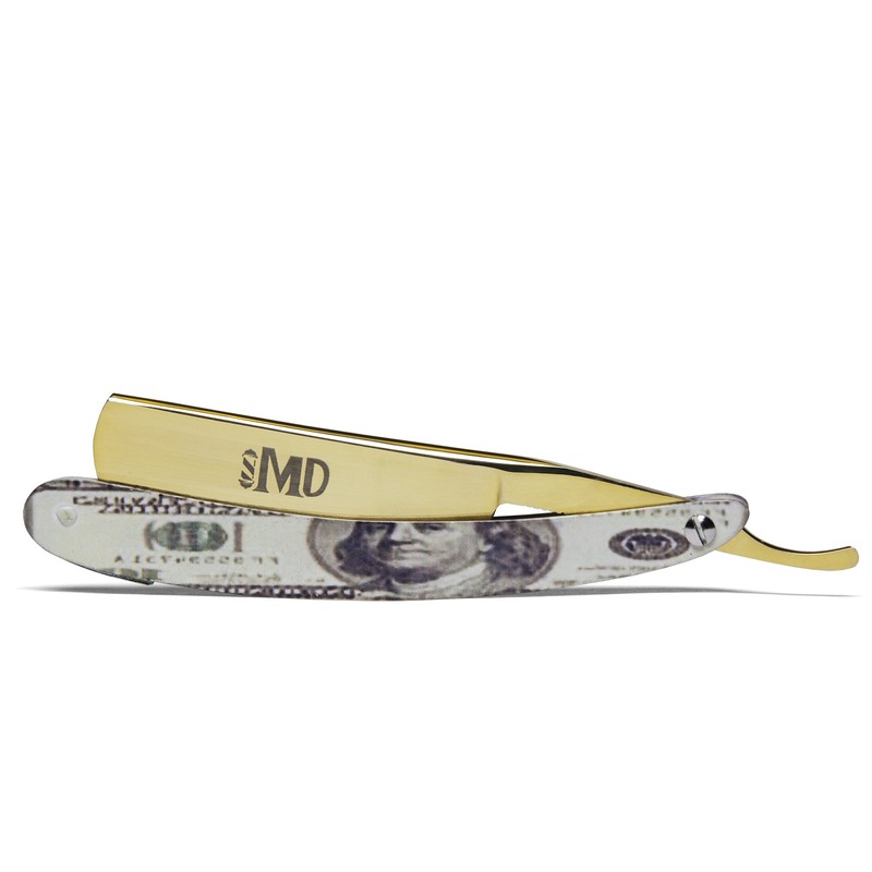 ~SHAVE READY~ MD Franklin Straight Razor (Gold)