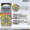 Rayovac Extra Size 312, 60 Hearing Aid Batteries, Made in