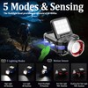 ISUNMEA Hard Hat Clip Lights, 800lm Rechargeable Clip on Cap