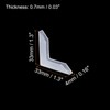 sourcing map PP Corner Protector L Shaped 33x4mm for Ceramic,