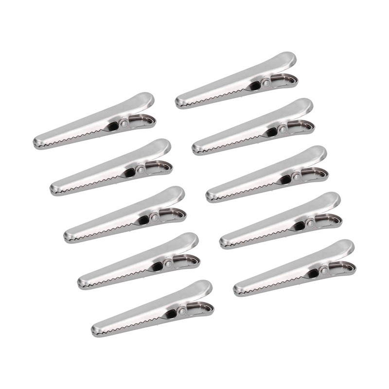 10PCS Stainless Steel Sealing Clip Coffee Bag Sealing Clip Food