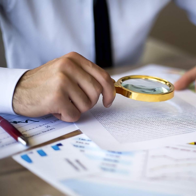 Magnifying Glass 6X Magnification Magnifier Handheld Magnifier for Science, Reading