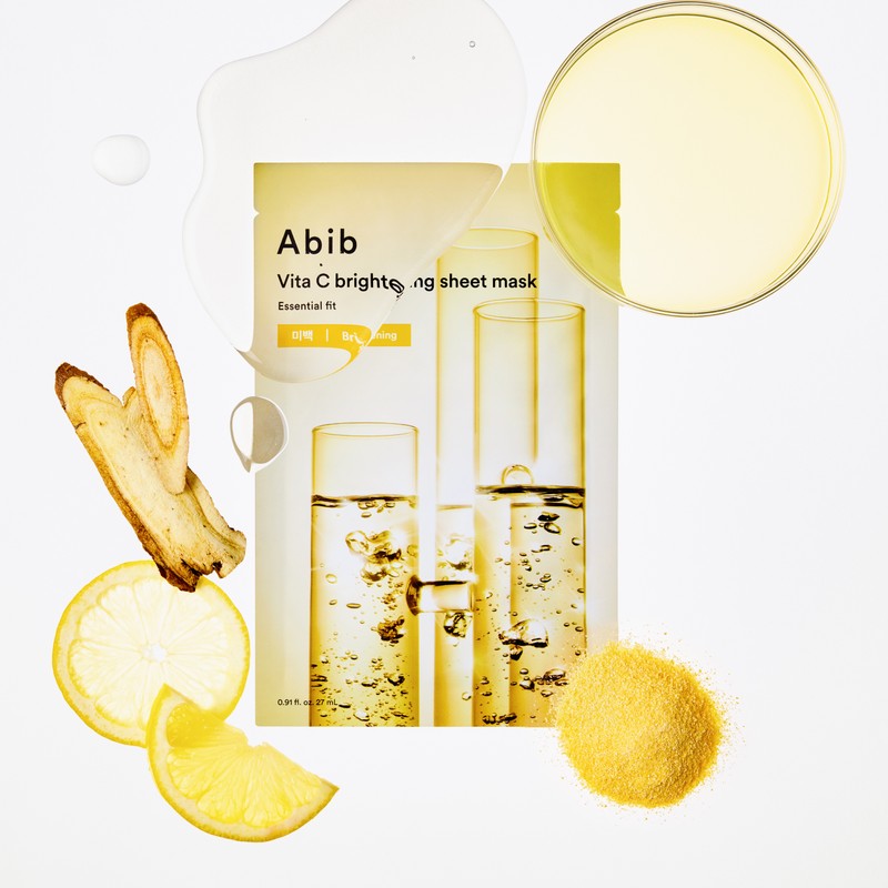 Abib A'PIEU Essential Fit Mask Sheet Vita C Whitening, 10