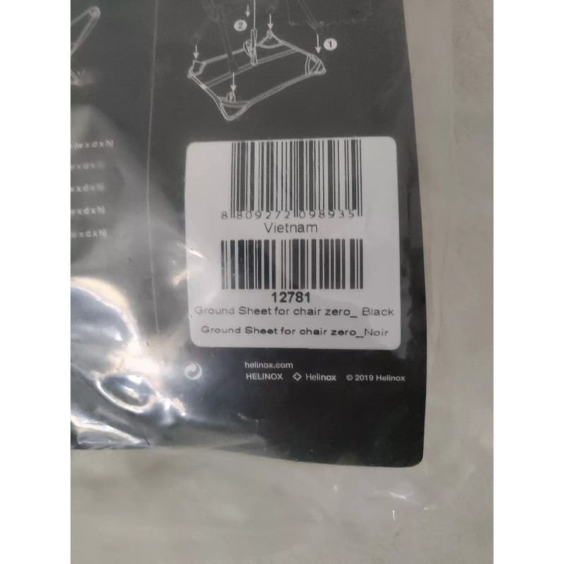Helinox Chair Zero Ground Sheet Accessory for Camp Chairs