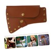 TOVINANNA Leather Cover for Firewood Chopping Axe Portable Hatchet Sleeve
