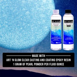 Mica Pearl Pigment Powder (Sky Blue) - (.88 Ounce/25 Grams) - 10+ Colors Available