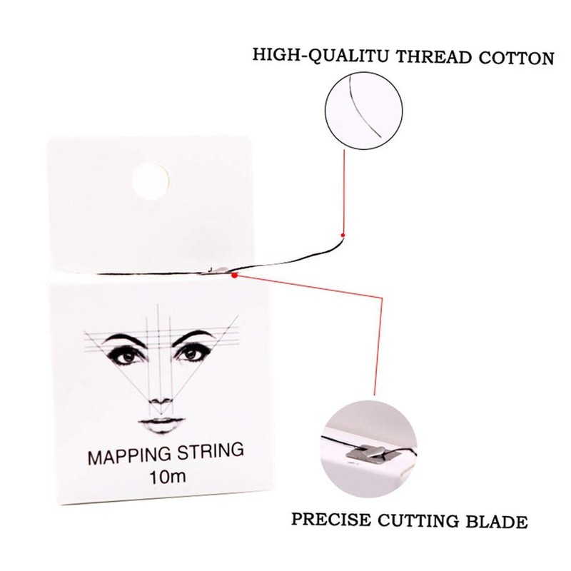 Pre-Inked Mapping Strings Pigment String for Microblading PMU Accessories Brow