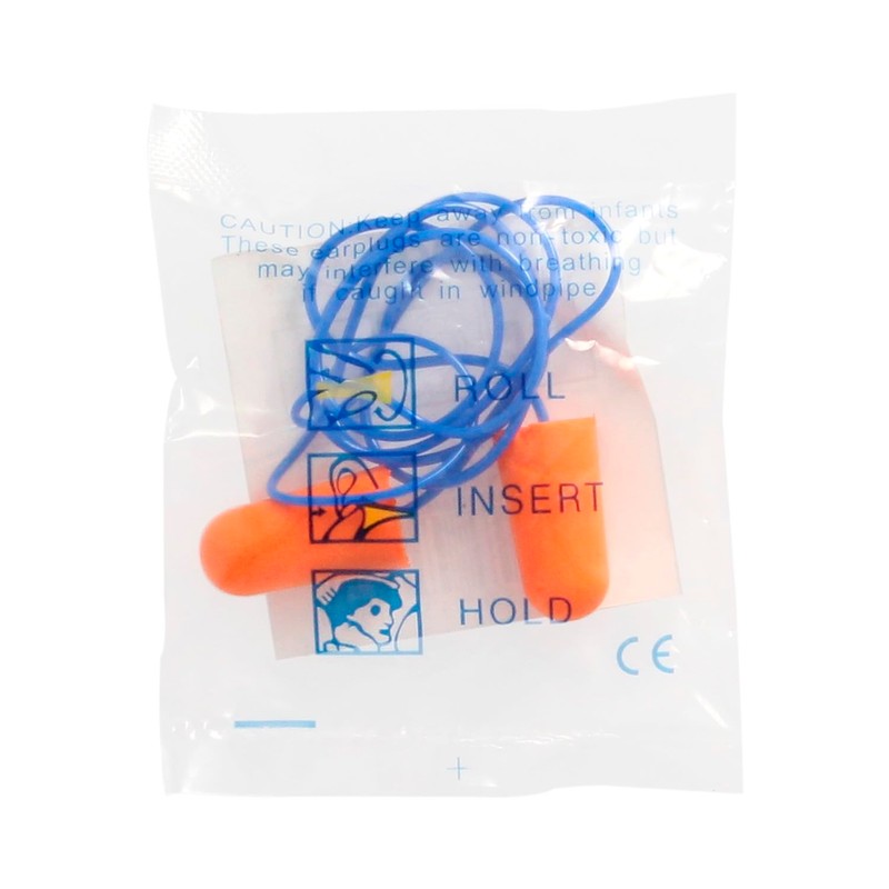 Foam Earplugs 2 Ear Plugs with Cord 31dB for Work,