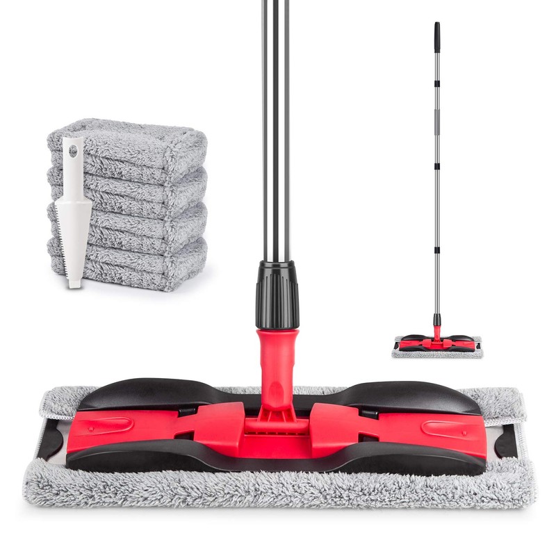 Microfiber Mops for Hardwood Floor Cleaning: MEXERRIS Flat Floor Mop