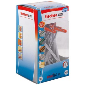 fischer 537260 Cavity Fixing, Red/Grey, DUOTEC 10, Set of 20 Pieces