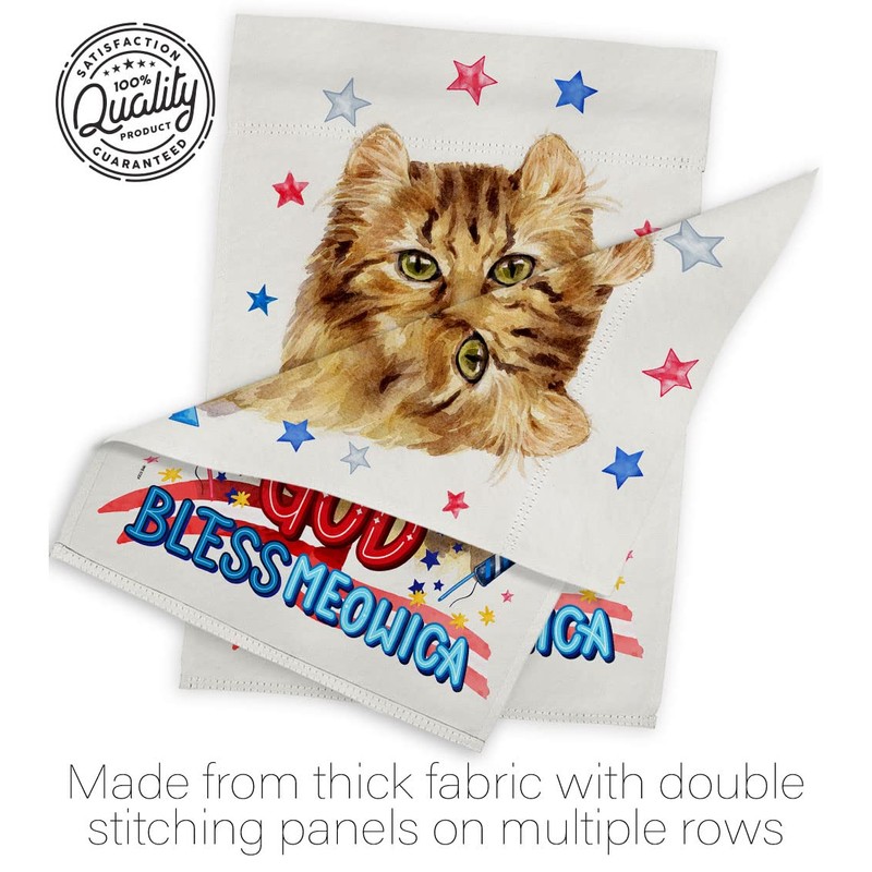 Breeze Decor Patriotic Amerian Curl Garden Flag Set Mailbox Hanger