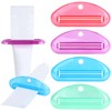 LOVEINUSA 4PCS Toothpaste Squeezers, Tube Squeezer Hanging Squeezer Dispenser Toothpaste