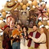 Western Cowboy Party Decorations, 40 Inch Foil Brown Number 8