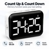 Large LED Digital Kitchen Timer – Magnetic Count Up &