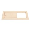 Easy Installation Air Vent Grille Impermeable Air Vent Wooden for