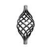 UHRIG Square Wrought Iron Basket Swivel, Scroll for Railings, Fences,