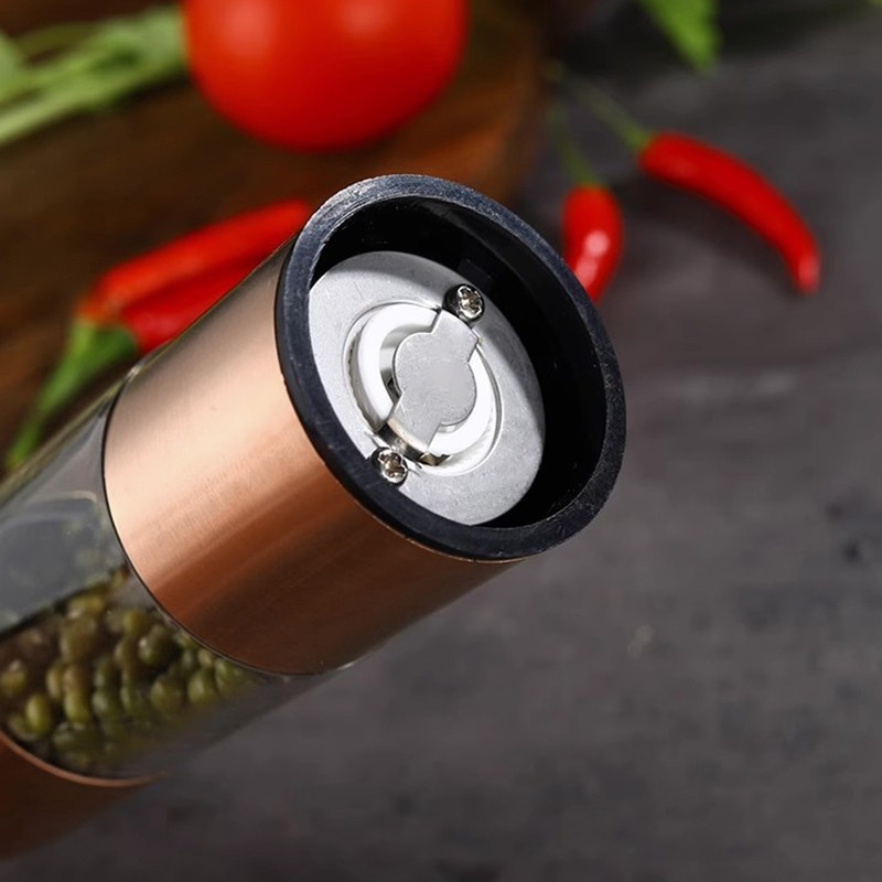Pepper Mill Professional Refillable Ceramic Rotor Coarseness Adjustable Manual Pepper