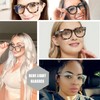 Soarea Oprah Oversized Reading Glasses for Women Trendy Round Computer
