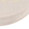 Embroidery Linen Cushion Thickened Round Straw Yoga Mat Home Balcony