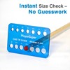 MoyanSuper Cue Tip Gauge for Billiards, Measures 8.5mm–15mm Plastic Cue
