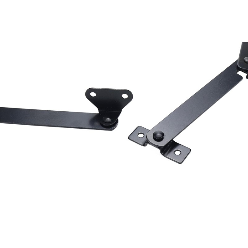 UTALIND 2 Pcs Black Lid Support Hinges, Rotatable Folding Lid