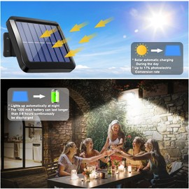 Solar Wall Lights Outdoor with Motion Sensor, 56 LEDs Ultra Bright IP65 Waterproof Separable Solar Porch Light, 16.4 ft Cord Security Light for Patio Yard Deck Garage Driveway Porch Fence