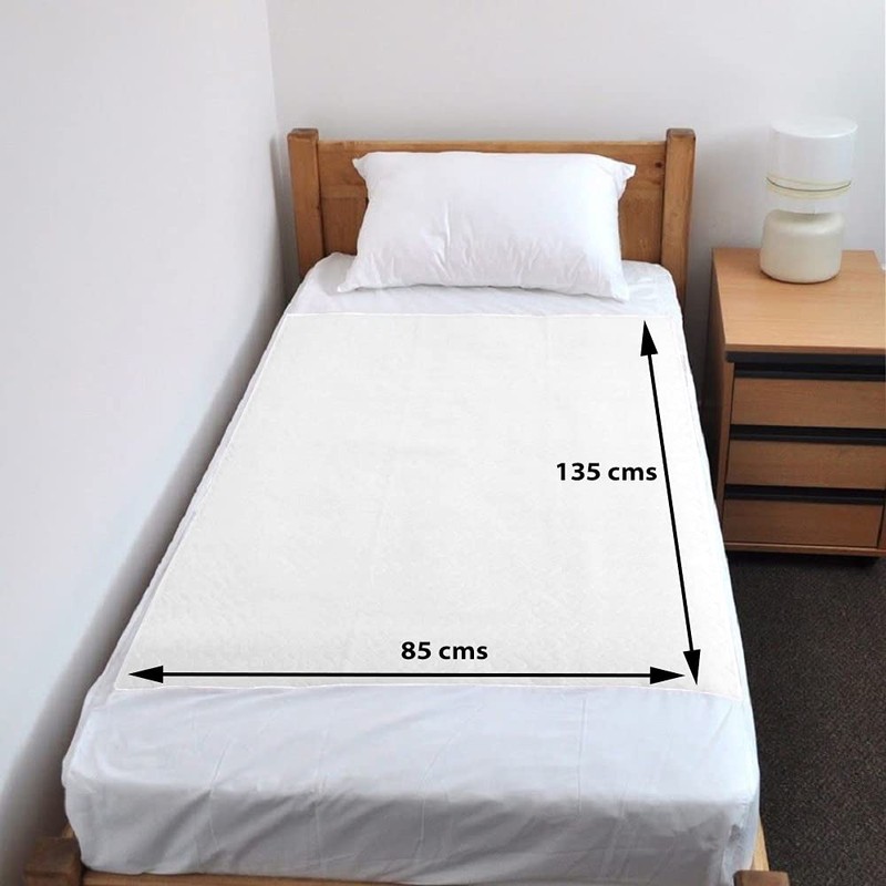Deluxe Washable and Absorbent Reusable, Double-size Bed, Incontinence Pad/Waterproof Mattress