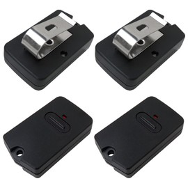 Premium 318MHZ Remote Control RB741/FM135 Fit for Mighty Mule for GTO/for Linear Pro Access Gate Opener, Gate Clicker Garage Door Entry Controller, Set of 4