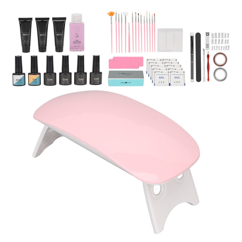 Nail Art Curing Lamp Base Top Coat Prevent Stick Water