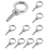 QWORK Eye Bolt, 10 Pack 1/4" - 20 x 1"