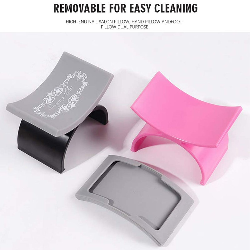 NINEFOX Hand Pillow Rest Holder Portable Equipment Manicurist U-Shaped Pad