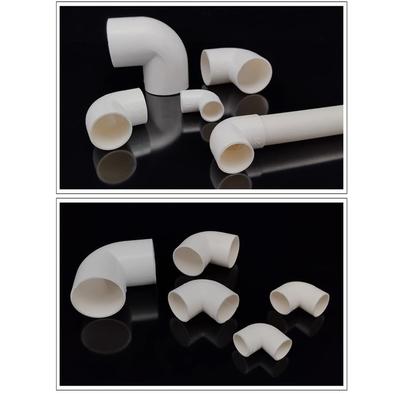 BOZONLI PVC Connecting Pipe Angle Electric Pipe Empty Pipe Electrical