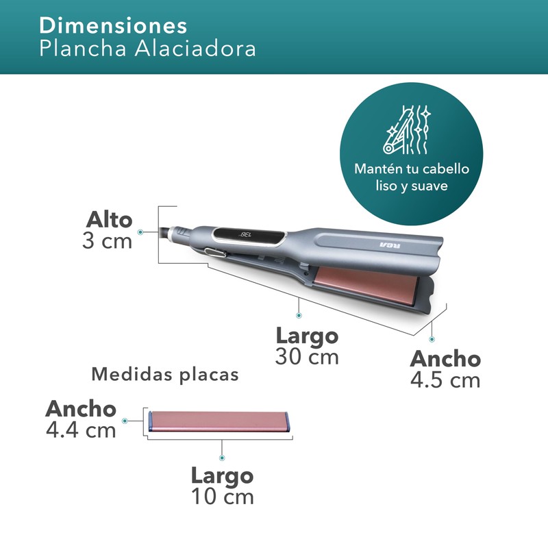 RCA Plancha Alaciadora con Tecnología Iónica RC-P51