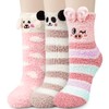 YSense 3 Pairs Womens Fuzzy Socks Cozy Winter Warm Fluffy