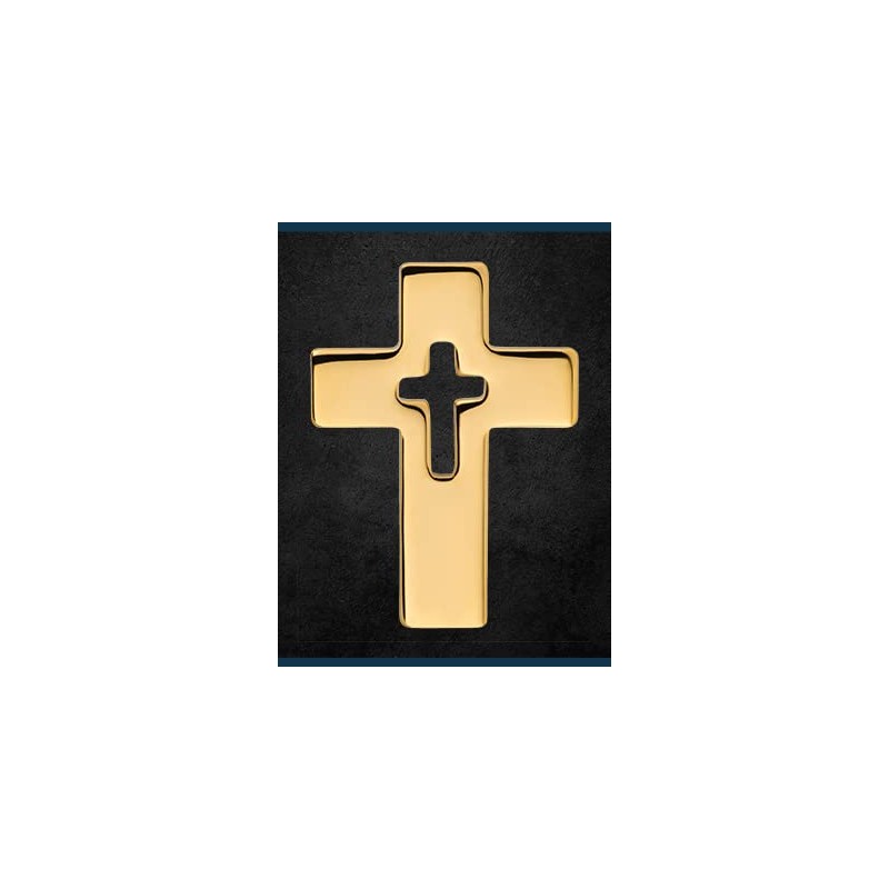 Pin Cross Gold-Plated 2 x 1.5 cm, Christian Jewellery for