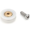 Replacement Shower Door Rollers/Runners/Wheels Grooved 19mm Diameter (19mm-8cs)