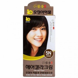 YehYang Squid Ink Hair Color Cream 5N - Natural Brown 60g 2ea