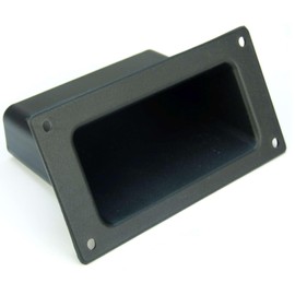 Adam Hall 8 x 3401 Plastic Shell Handle 133 x 68 mm Black Box Handle Carry Handle