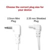 Easy@Home Replacement TENS Lead Wires, for EHE009, 2.5mm Mini Plug