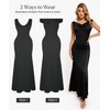 Popilush Women Shapewear Dress Cocktail Long Dresses Fishtail Maxi Dress