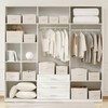Linen Folding Storage Bins, 3 Pack Large Storage Baskets, Washable,