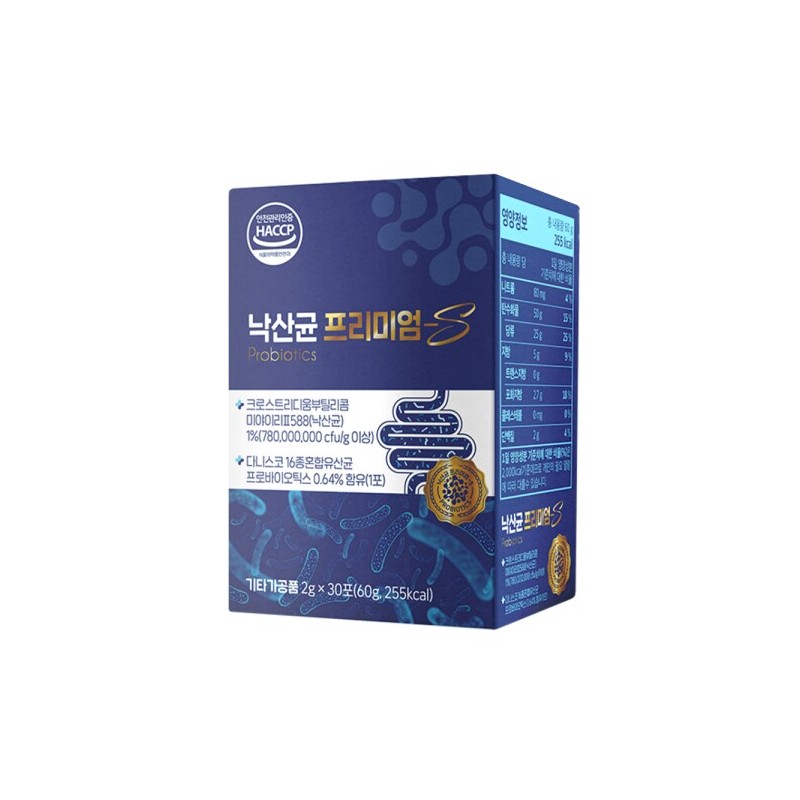 낙산균 프리미엄S 30포 유산균 Naksankyun Premium S 30 Sachets Probiotic