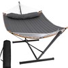 SUNCREAT SUNCREAT Double Portable Hammock with Stand, 2 Person Hammock